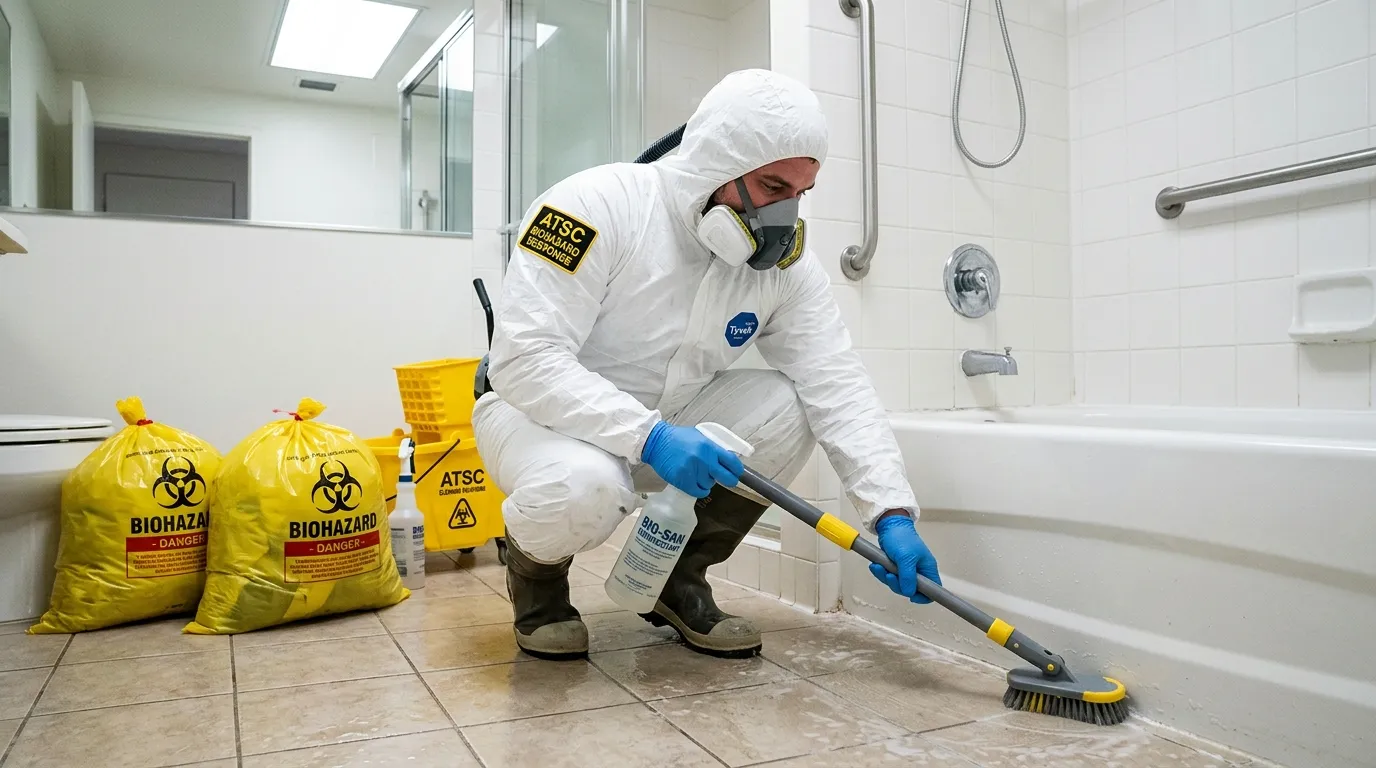 Decontamination equipment deployed for Blood Cleanup in Bay Harbor Islands